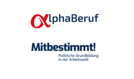 Logokombination AlphaBeruf und Mitbestimmt
