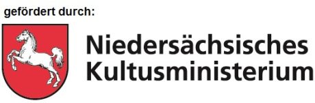 Förderhinweis des Kultusministeriums Niedersachsen