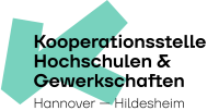 Das Logo der Kooperationsstelle Hochschulen & Gewerkschaft Hannover-Hildesheim