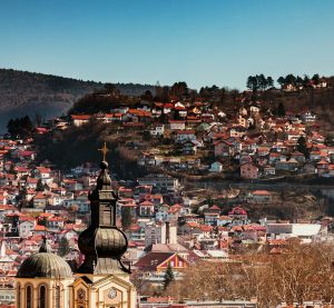 Blick auf Sarajevo