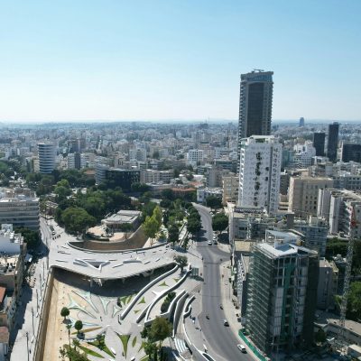 Blick auf die zypriotische Hauptstadt Nikosia