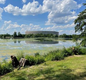 Blick auf die Reset des Nürnberger Reichstagsgeländes