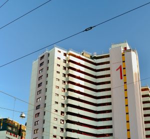 Blick auf das Hannoversche Ihmezentrum