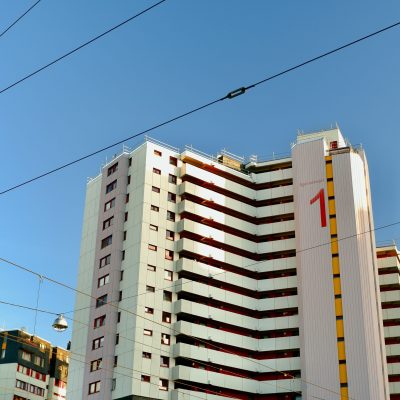 Blick auf das Hannoversche Ihmezentrum