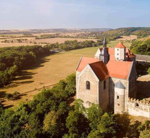 Blick auf Schloss Goseck
