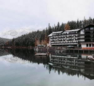 Blick auf die Alpen bei Garmisch Partenkirchen