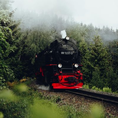 Harzer Schmalspurbahn erklimmt den Brocken