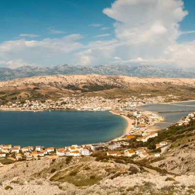 Blick auf den Küstengebirgs-Nationalpark Velebit