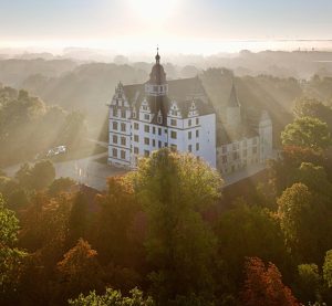 Blick auf das Schloss Wolfsburg
