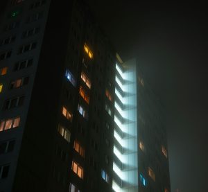 ein Hochhaus in Neukölln