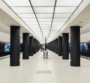 Blick in eine Berliner Untergrundstation