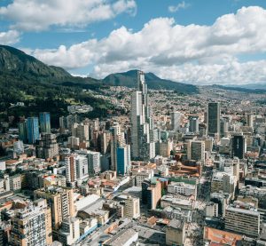 Blick auf Bogota