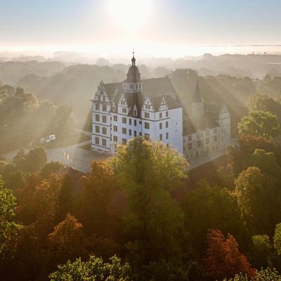 Blick auf das Schloss Wolfsburg