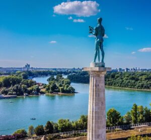 Blick auf Belgrad