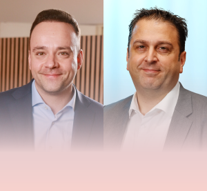 Bildmontage mit Maximilian Schmidt (Arbeit und Leben Niedersachsen) und Ernesto Harder (DGB)