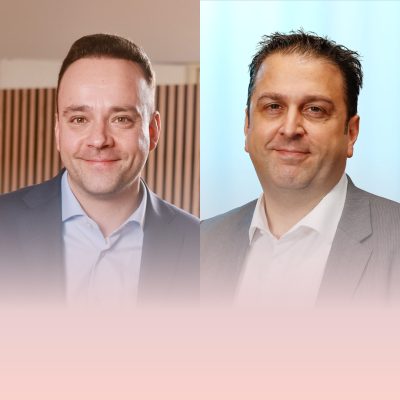 Bildmontage mit Maximilian Schmidt (Arbeit und Leben Niedersachsen) und Ernesto Harder (DGB)